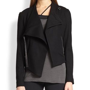 Helmut Lang SONAR WOOL SHAWL COLLAR JACKET